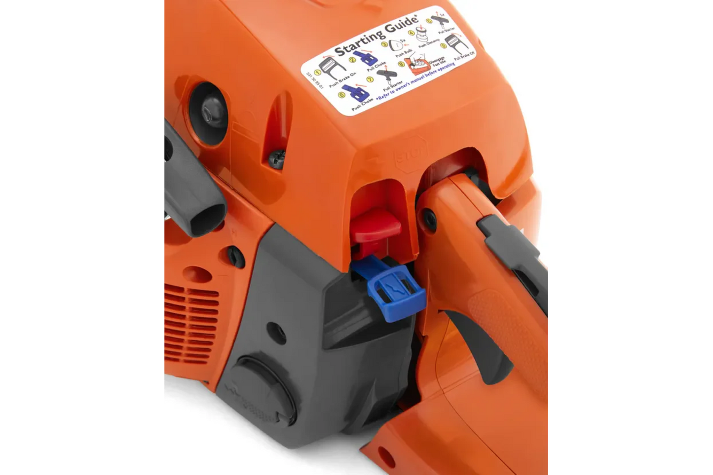Husqvarna 455 Rancher Chainsaw - 55.5cc Gas Engine with 20in Guide Bar for Farm and Ranch - 970613260