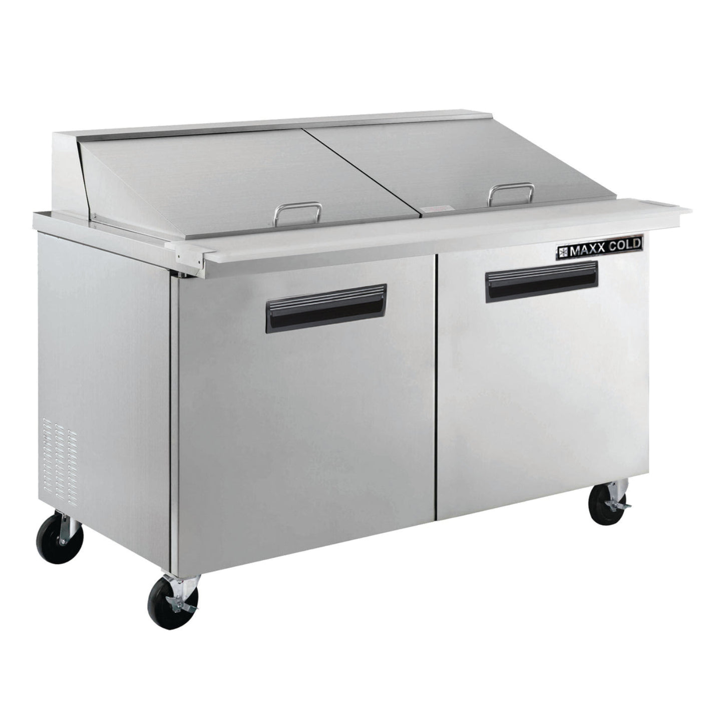 Maxx Cold 61" Two-Door Refrigerated Megatop Prep Unit - MXCR60MHC