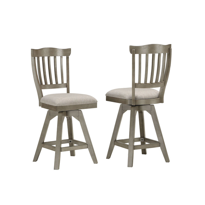 ECI Furniture Pine Crest Tulip Counter Stool Set of 2 - 1014-79-BS3