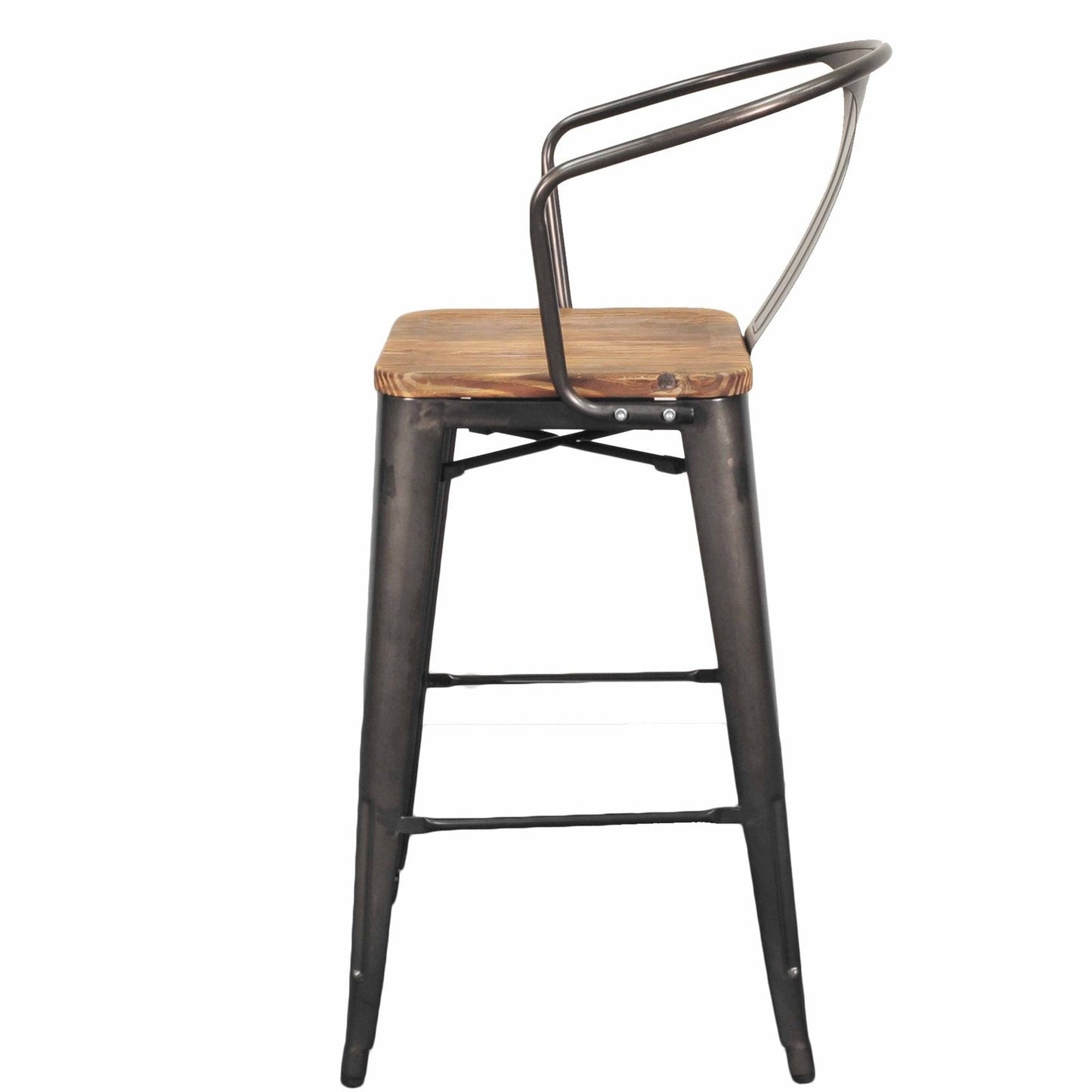New Pacific Direct Metropolis Metal Bar Stool, (Set of 4) -  938544-GM