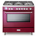 Verona - Designer 36" Gas Single Oven Range - 5 Burners _ VDFSGG365SS