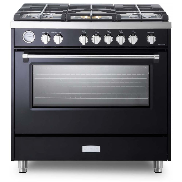 Verona - Designer 36" Gas Single Oven Range - 5 Burners _ VDFSGG365SS