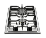 Verona  12" Designer Gas Cooktop - Brass Burners - SS - 2 Burners -29% - 12" Designer Gas Cooktop - Brass Burners - VDGCT212FSS SS - 2 Burners