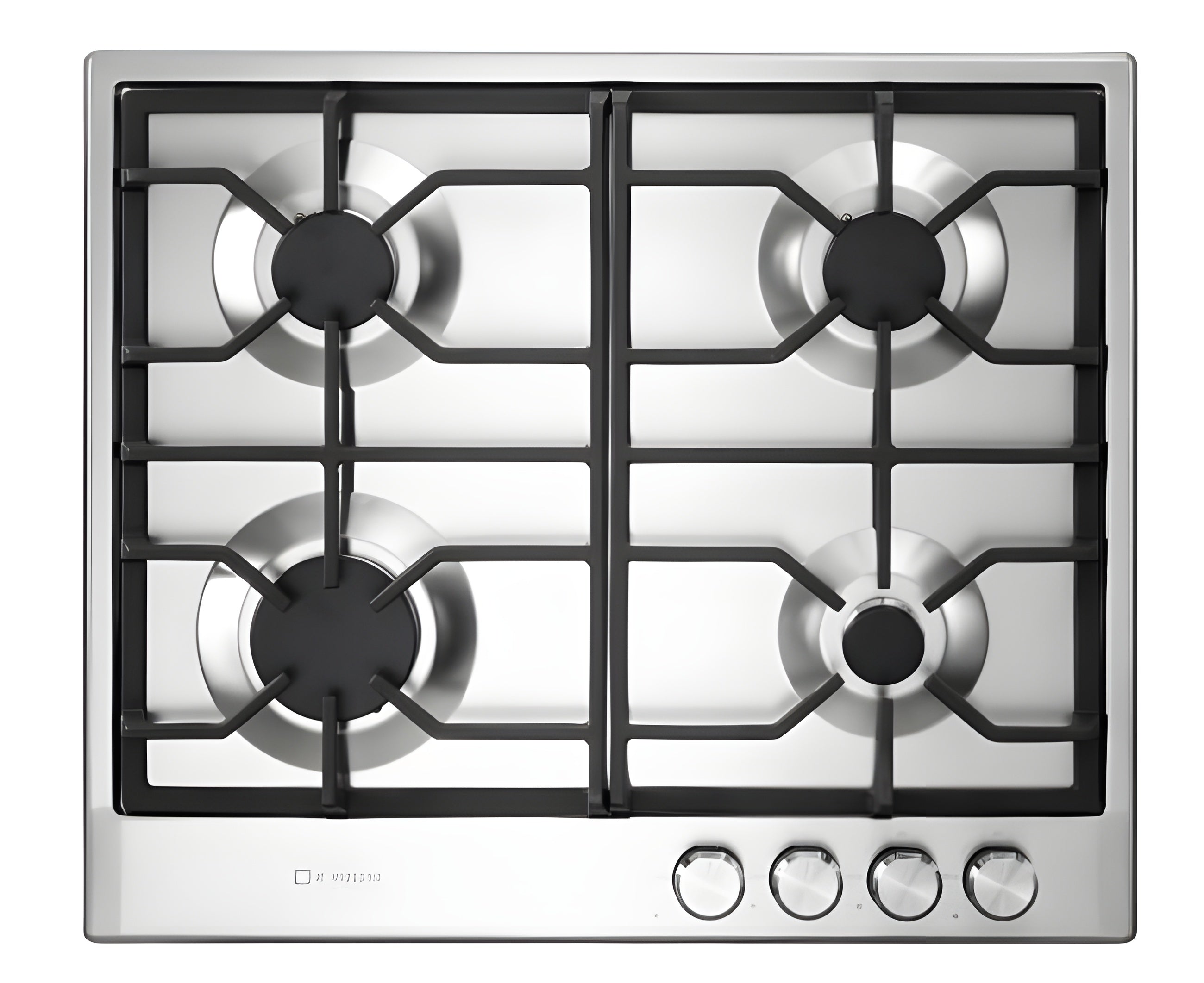 Verona - 24" Designer Gas Cooktop - Brass Burners - SS - VDGCT424FSS