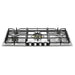 Verona - Verona 36" Designer Gas Cooktop - Brass Burners - SS - 5 Burners _ VDGCT536FSS