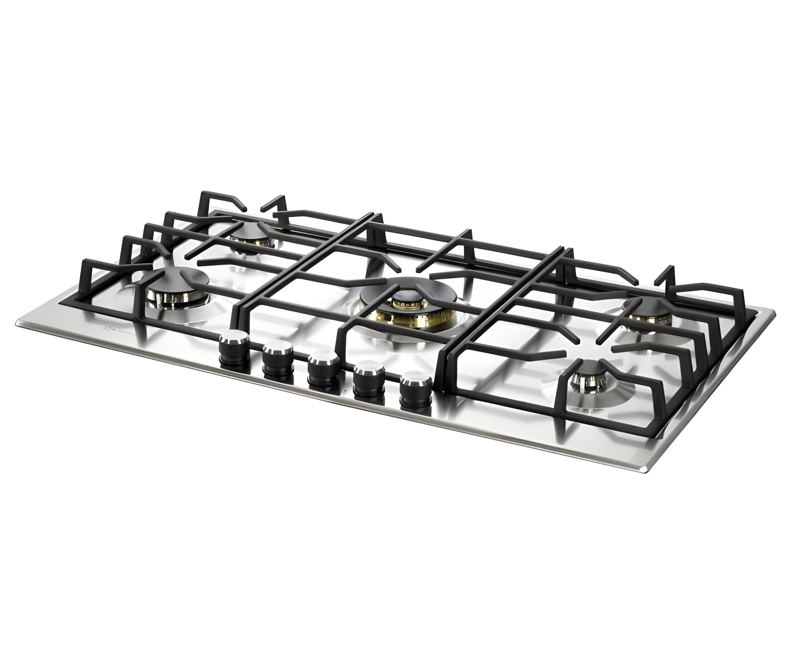 Verona  -34% - 30" Designer Gas Cooktop - Brass Burners - SS - 5 Burners - VDGCT530FSS