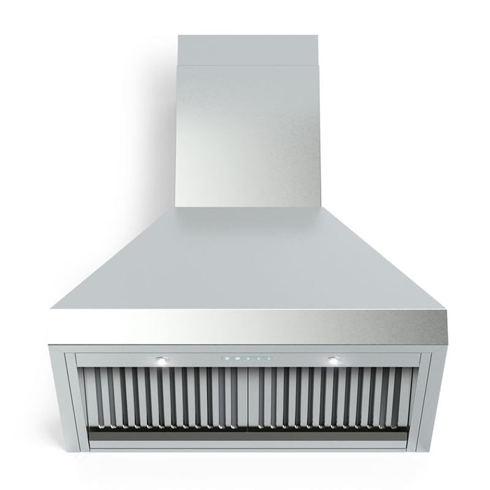 Verona - 30" Designer Chimney Wall Hood- 600 CFM - 4 Speeds _ VECHW30GSS