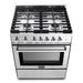 Verona - 30" Gas Range - 4 Burners - Stainless Steel, White, Matte Black _ VEFSGG304NSS