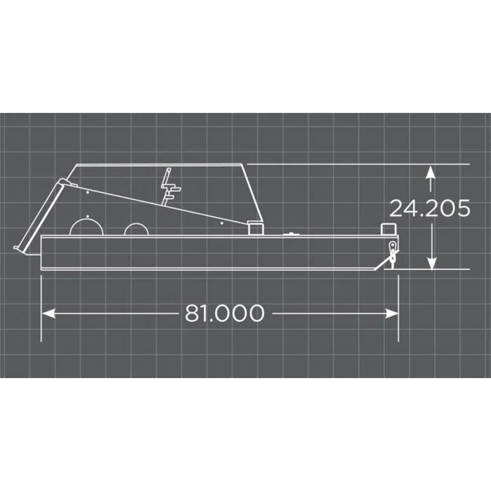 Loflin Fabrication Closed-Front Skid Steer Brush Cutter - 0020101060-80