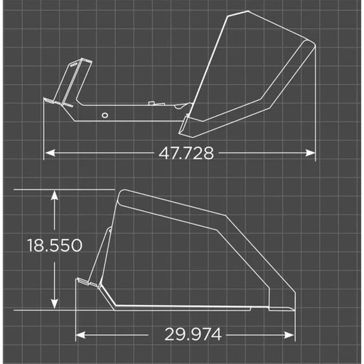 Loflin Fabrication Mini Front Dump Bucket - 0132000036