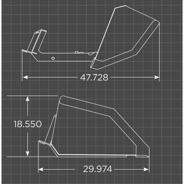 Loflin Fabrication Mini Front Dump Bucket - 0132000036