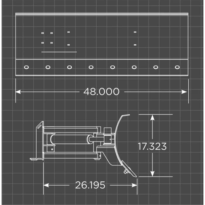 Loflin Fabrication Mini Skid Steer Dozer Blade - 0252000048