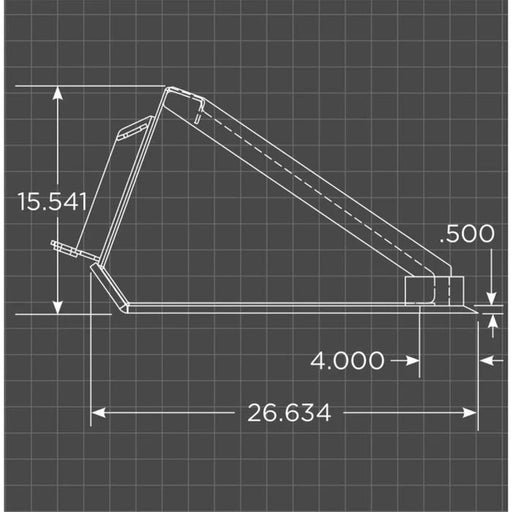 Loflin Fabrication Mini Skid Steer Low Profile Bucket - 0142000034