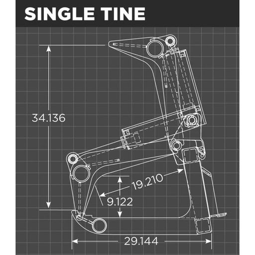 Loflin Fabrication Mini Skid Steer Root Grapple - 0012000036