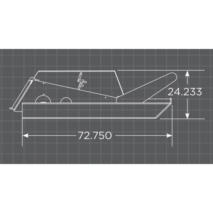 Loflin Fabrication Open-Front Skid Steer Brush Cutter - 0030101060-80