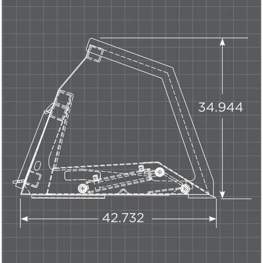 Loflin Fabrication Skid Steer Front Dump Bucket High Tip - 0130101072