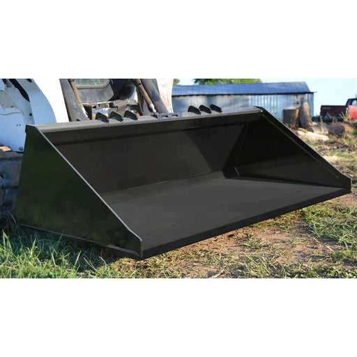 Loflin Fabrication Skid Steer Xtra Heavy Duty Low Profile 6" Longer Bottom Bucket witth Teeh - 0145001060