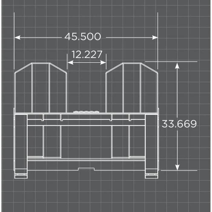 Loflin Fabrication Walkthrough Pallet Fork Frame - 0042601045