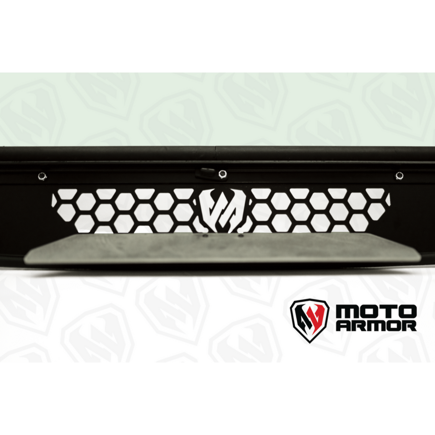Moto Armor Can Am Commander / Maverick Full Glass Windshield - MA-COM-WS-GLS-BLK-Y