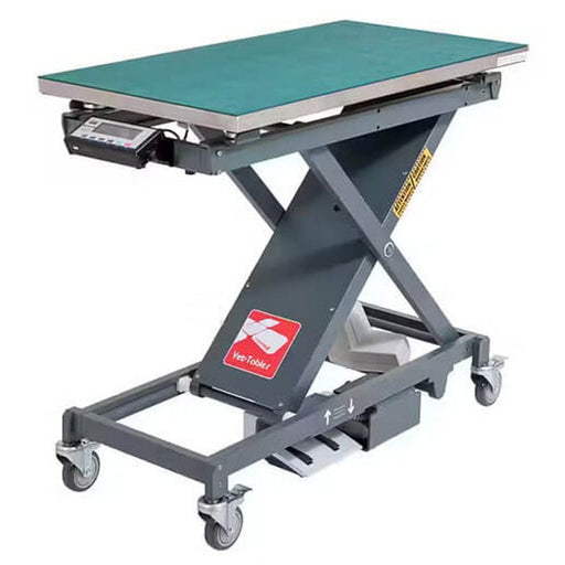 Avante Animal Health Scissor Veterinary Table with Built-In Scale - 70220ZMBIS