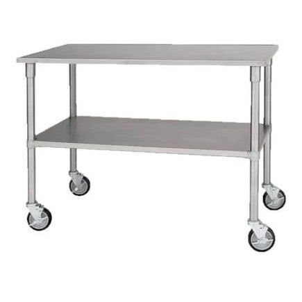 Avante Stainless Steel Veterinary Mobile Gurney And Supply Transport Table - 10902