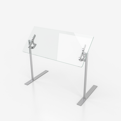 Spring USA VG3-P-48 Versa-Gard FreeStyle Glass Food Shield, 48" x 28" - SPVG3P48