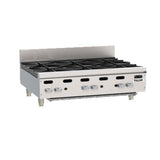 Vulcan VHP636 36” Heavy Duty Countertop 6-Burner Natural Gas Hot Plate - 180,000 BTU - VHP636