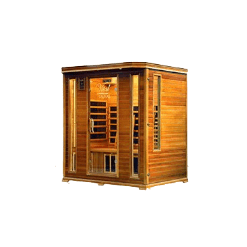 Vital Health Elite Canadian Red Cedar Far Infrared 4 Person Sauna