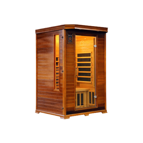 Vital Health Elite Canadian Red Cedar Full Spectrum 2 Person Sauna