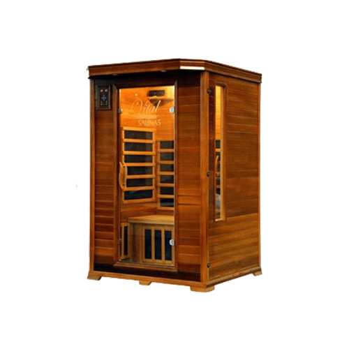 Vital Health Elite Canadian Red Cedar Far Infrared 2 Person Sauna