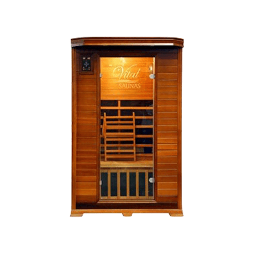 Vital Health Elite Canadian Red Cedar Full Spectrum 2 Person Sauna