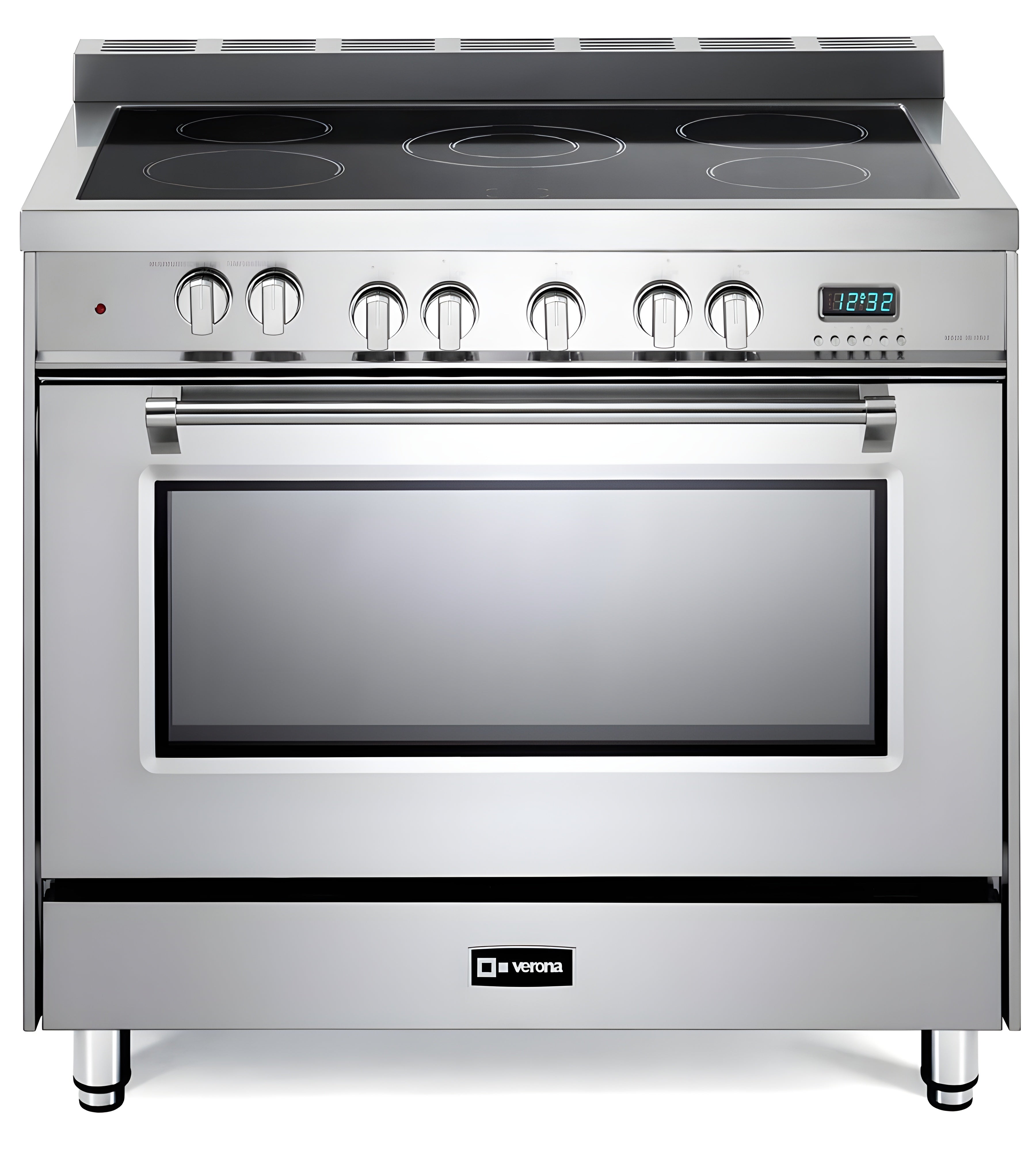 Verona -25%- Prestige 36" Electric Glass Top Double Oven Range - 5 Elements - Stainless  - VPFSEE365DSSSteel,