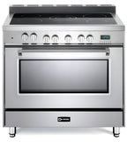 Verona   -33% - Prestige 36" Gas Single Oven Range - 5 Burners - Stainless Steel, Matte Black, White - VPFSGG365SS