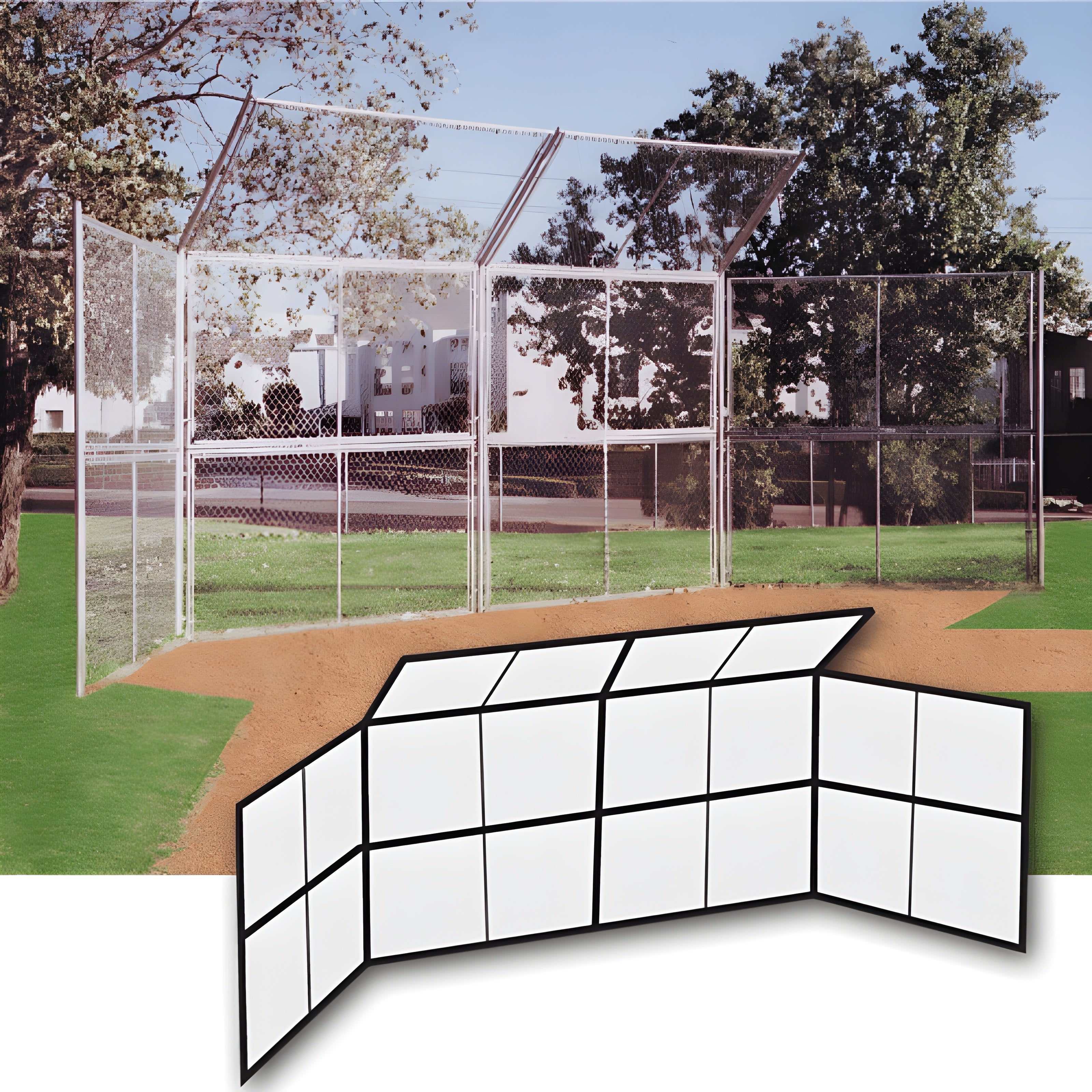 Chain Link Backstop (Select Options)