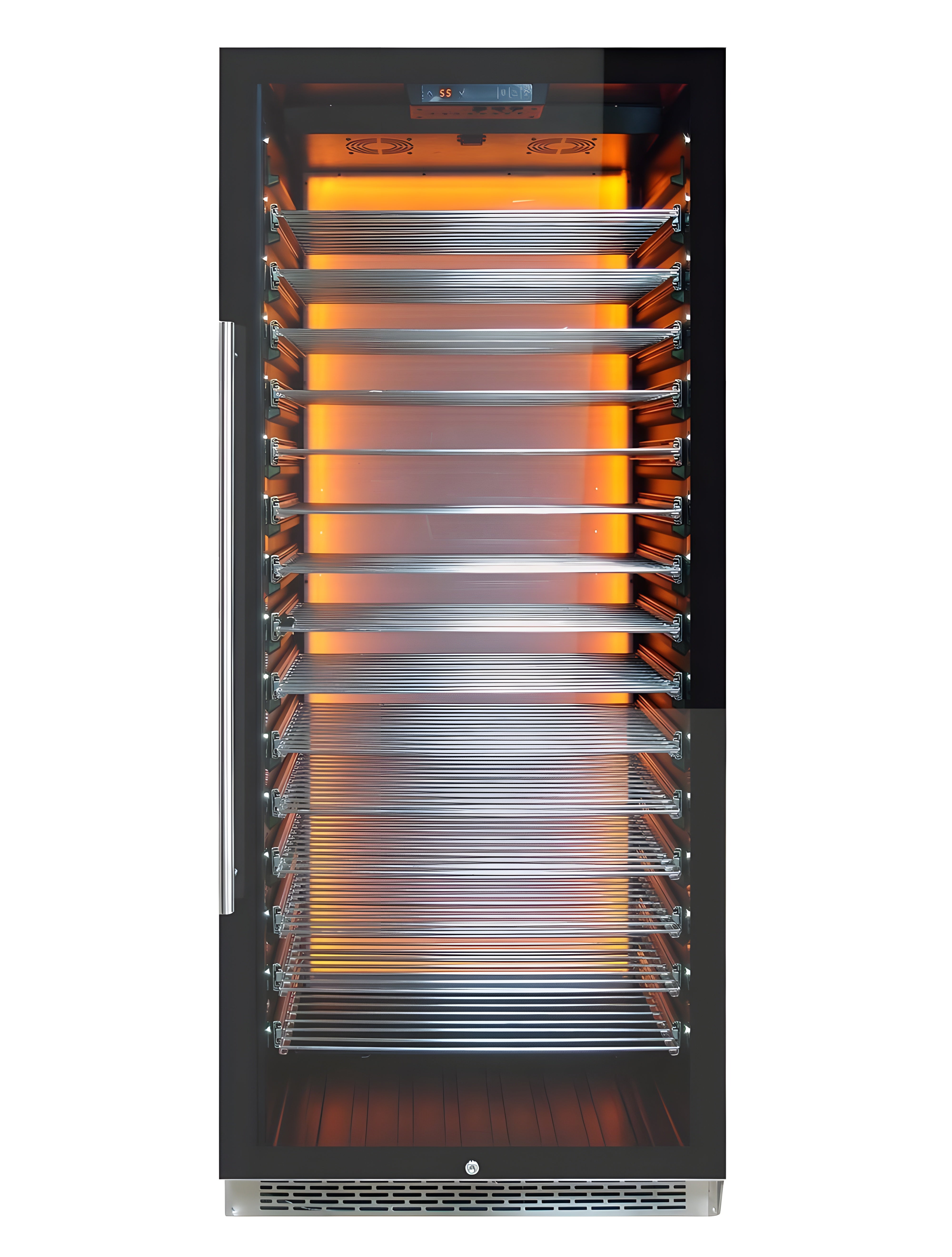 Vinotemp Private Reserve Series 188-Bottle Backlit Panel Commercial 300 Wine Cooler - EL-300COMM