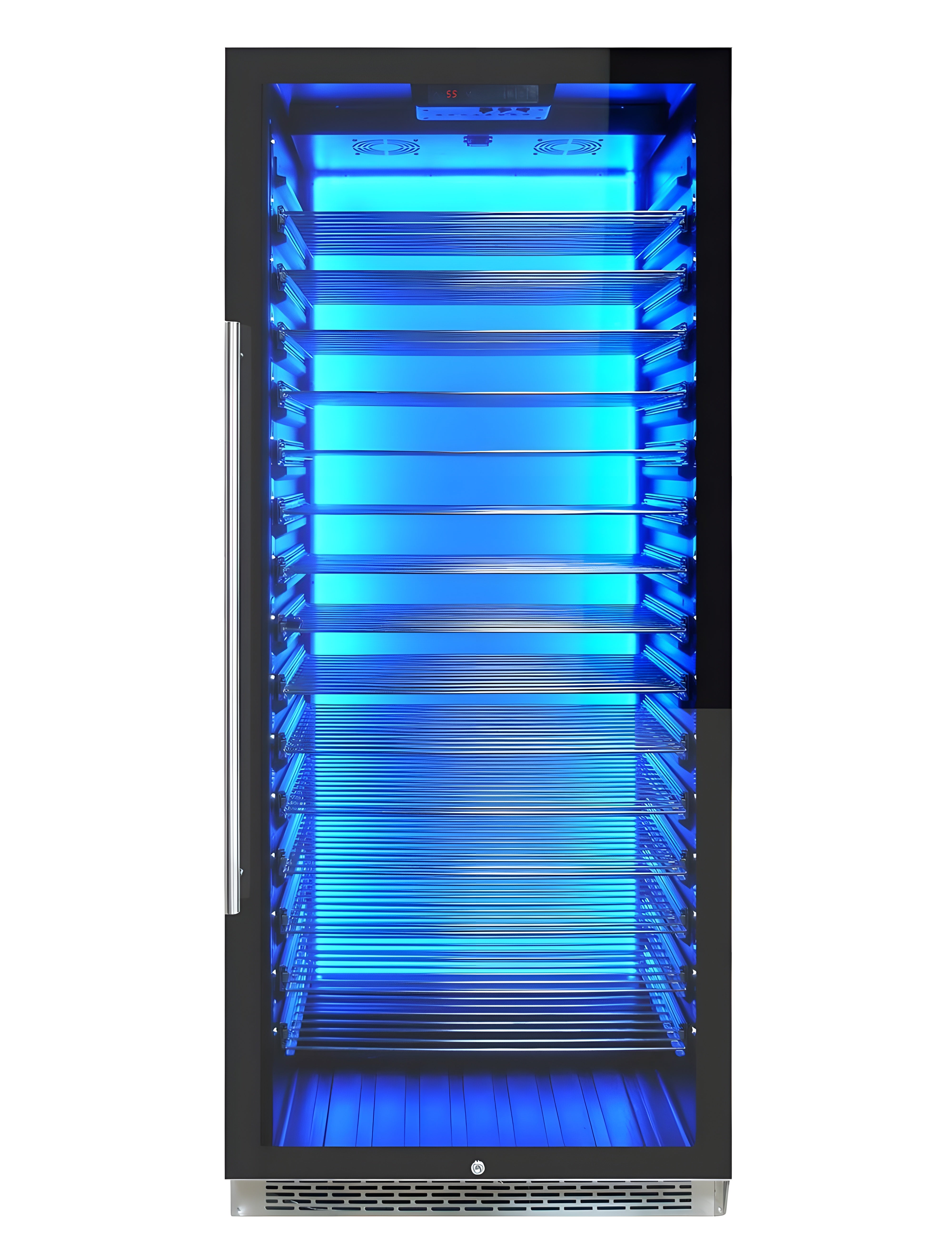 Vinotemp Private Reserve Series 188-Bottle Backlit Panel Commercial 300 Wine Cooler - EL-300COMM