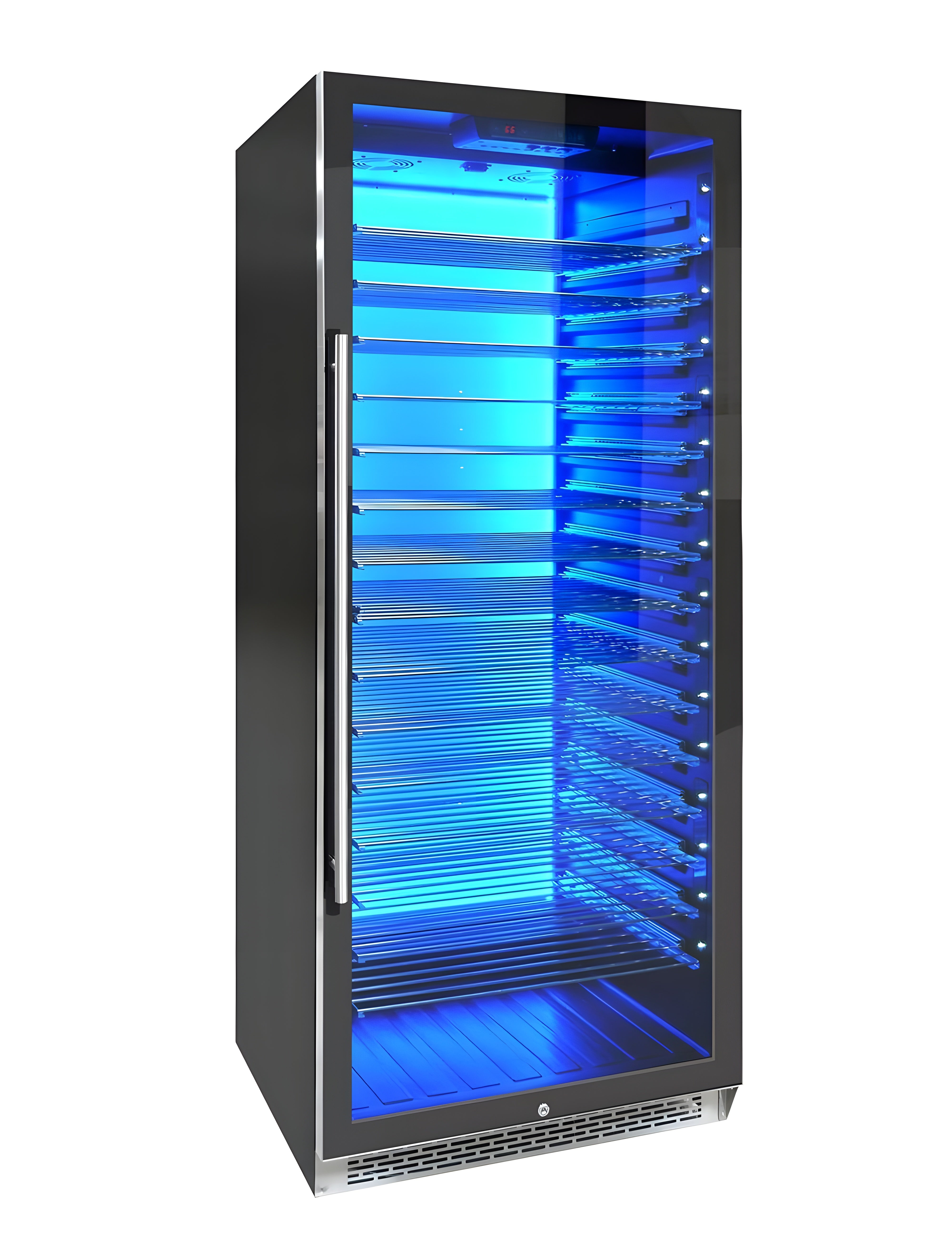 Vinotemp Private Reserve Series 188-Bottle Backlit Panel Commercial 300 Wine Cooler - EL-300COMM