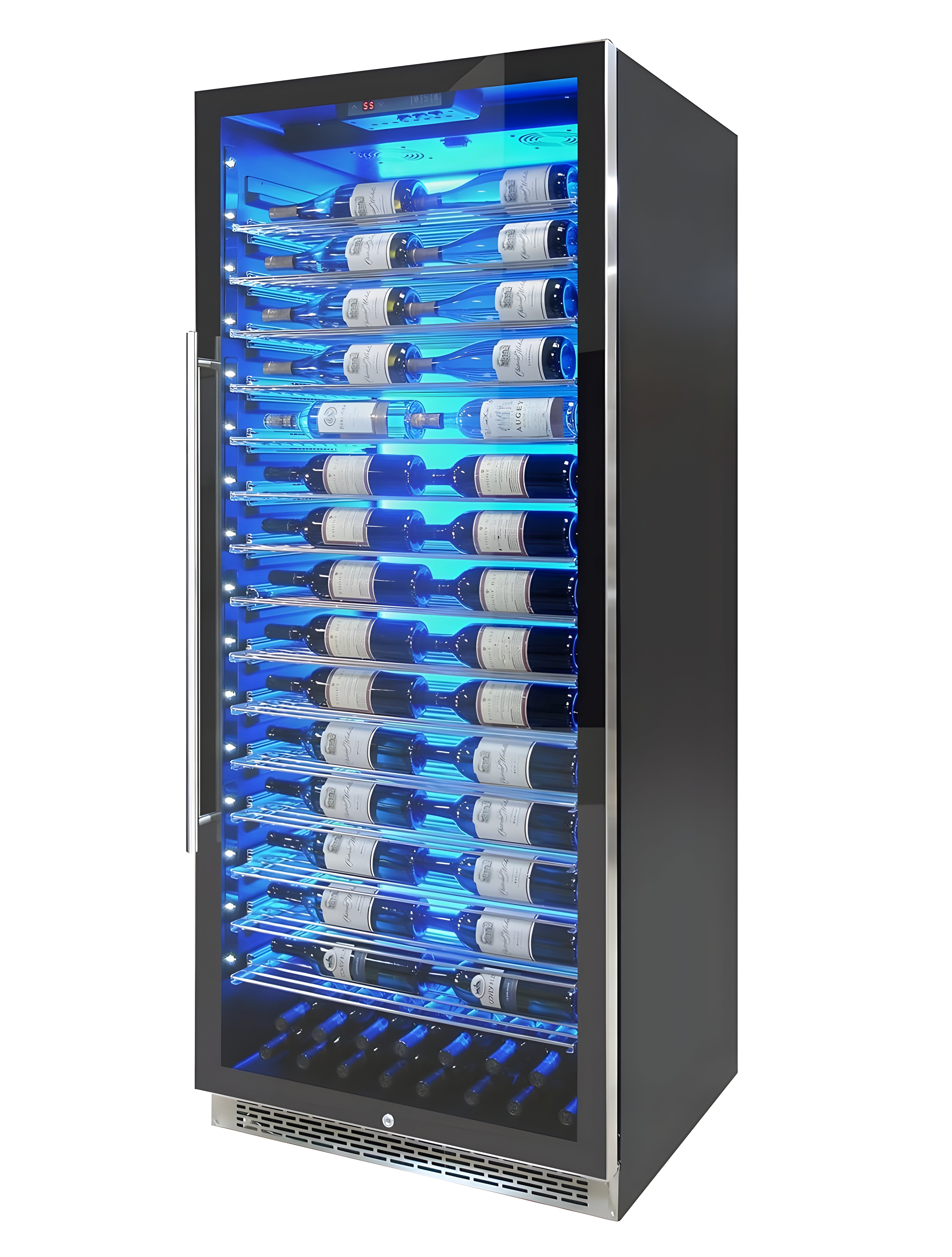 Vinotemp Private Reserve Series 188-Bottle Backlit Panel Commercial 300 Wine Cooler - EL-300COMM