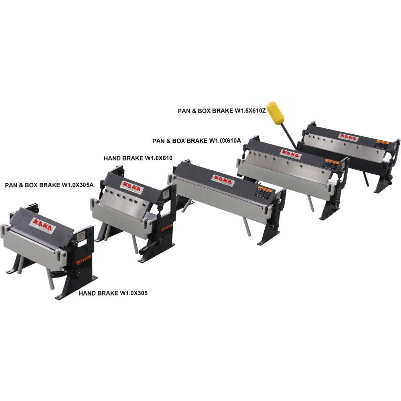 KAKA INDUSTRIAL Box and Pan Brake, 36-Inch Sheet Metal Brake, 20 Gauge Mild Steel Capacity Finger Brake, 0-135 Degree Adjustable Pan and Box Brake with 6 Removable Fingers W-3620A - 173103