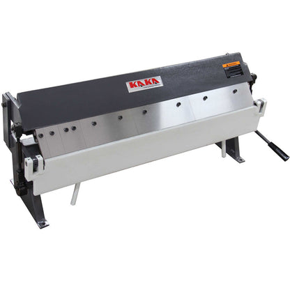 KAKA INDUSTRIAL Box and Pan Brake, 36-Inch Sheet Metal Brake, 20 Gauge Mild Steel Capacity Finger Brake, 0-135 Degree Adjustable Pan and Box Brake with 6 Removable Fingers W-3620A - 173103
