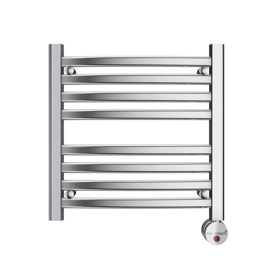 M.Stream - Broadway 8-Bar Wall-Mounted Electric Towel Warmer with Digital Timer - Polished Chrome - W219TPC