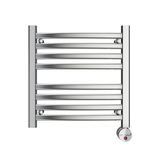 Mr Steam Broadway 8-Bar Wall-Mounted Electric Towel Warmer with Digital Timer - Polished Chrome - W219tpc