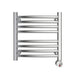 Mr Steam Broadway 8-Bar Wall-Mounted Electric Towel Warmer with Digital Timer - Polished Chrome - W219tpc