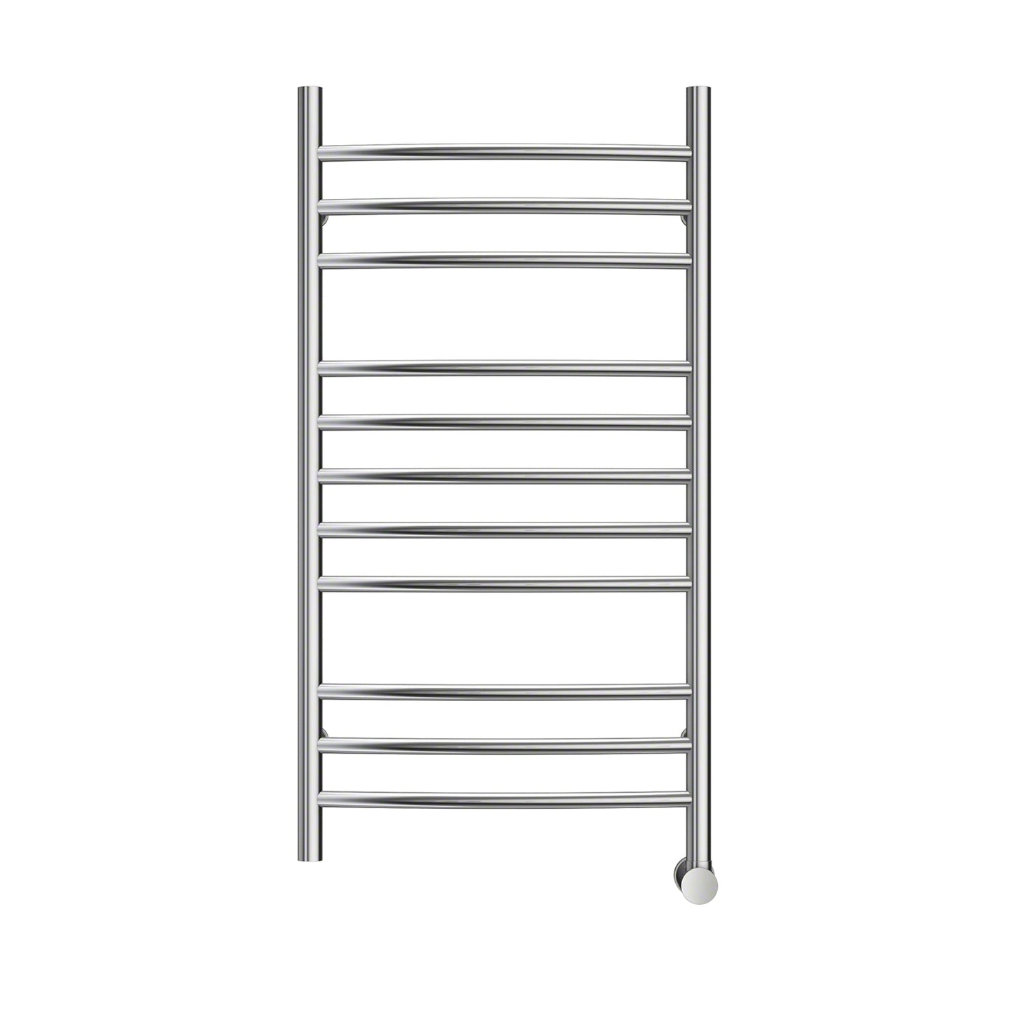 W336TSSP - Metro 11-Bar Wall-Mounted Electric Towel Warmer with Digital Timer - Polished Stainless Steel
