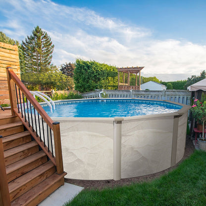 Aquarian Phoenix 15ft x 52in Above Ground Swimming Pool w/Pump and Pool Ladder- 75343