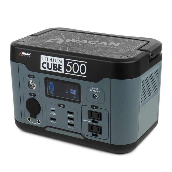 Wagan Tech Lithium Cube 500 Portable Power Station - EL8834