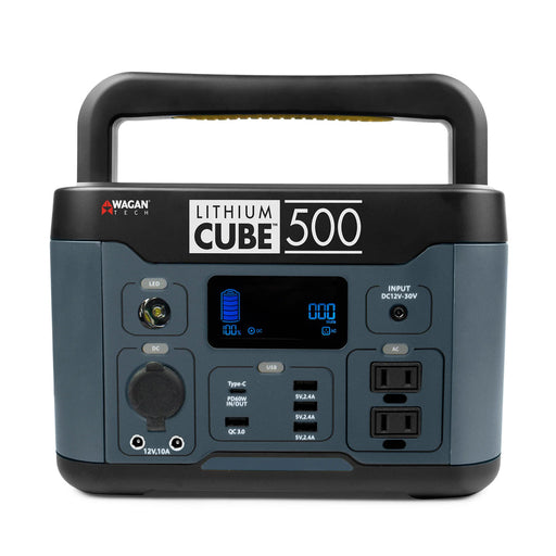 Wagan Tech Lithium Cube 500 Portable Power Station - EL8834