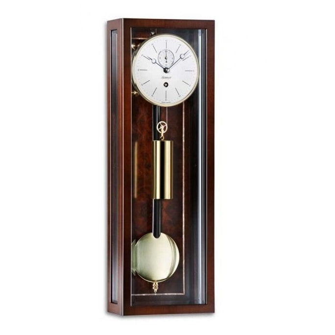 Kieninger Sophie Mini Regulator Wall Clock, Month Run, Walnut - WR 2806-22-01