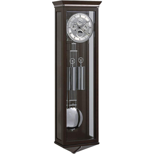 Kieninger Charleston Weight Regulator Wall Clock, Calendar, Moonphase, Gong Strike, Walnut - WR 2547-22-01