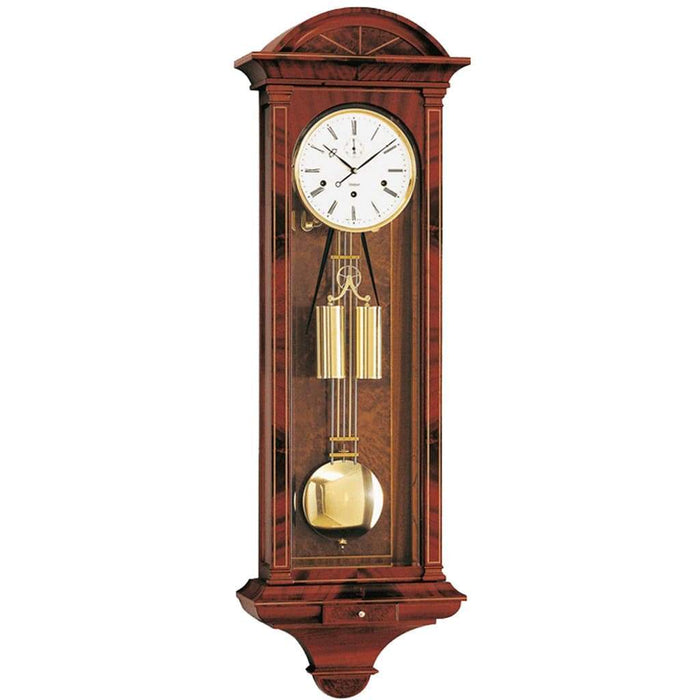 Kieninger Chesterfield Cable Regulator Wall Clock, Westminster Chime, Mahogany - WR 2542-31-01